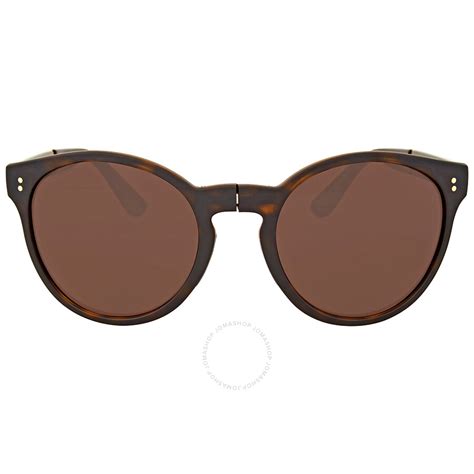 Burberry Matte Dark Havana Brown Sunglasses 